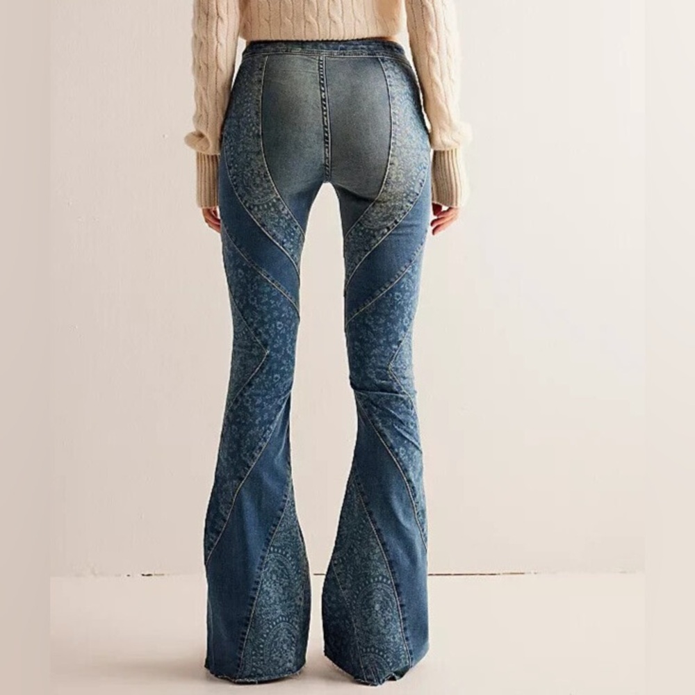 We The Free Mermaid Flare Jeans